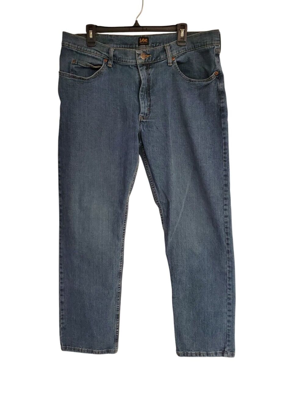 Men's Lee "Regular Fit" Medium Wash Denim Jeans | Size 38 x 32